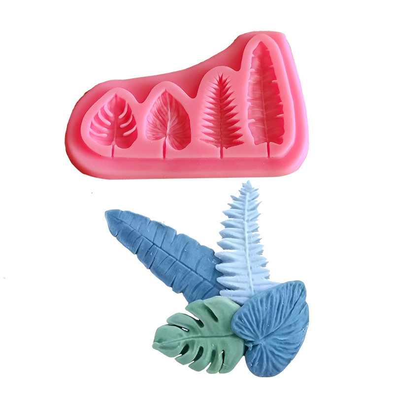 Soap Making Organic - Palm Blätter Und Schildkröte Blatt Silikon