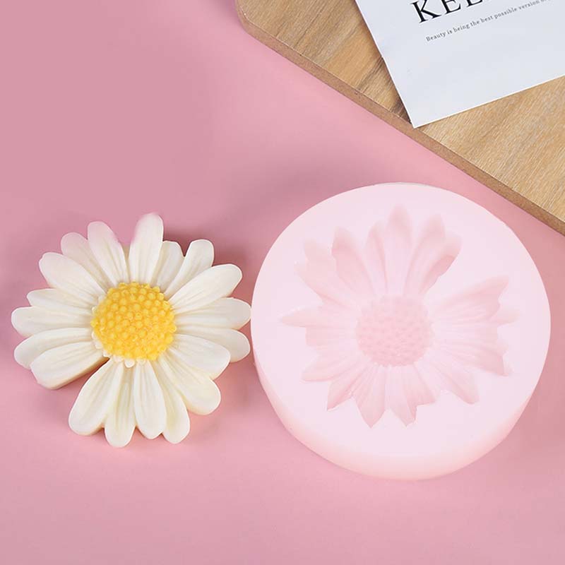 Soap Making In Home - DIY Kerze Silikon Form Gänseblümchen Kamille