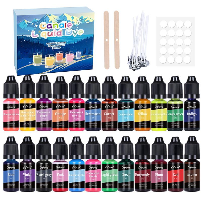 Soap Making Kit Amazon - 20/24 farben Kerze Farbstoffe Pigment Set