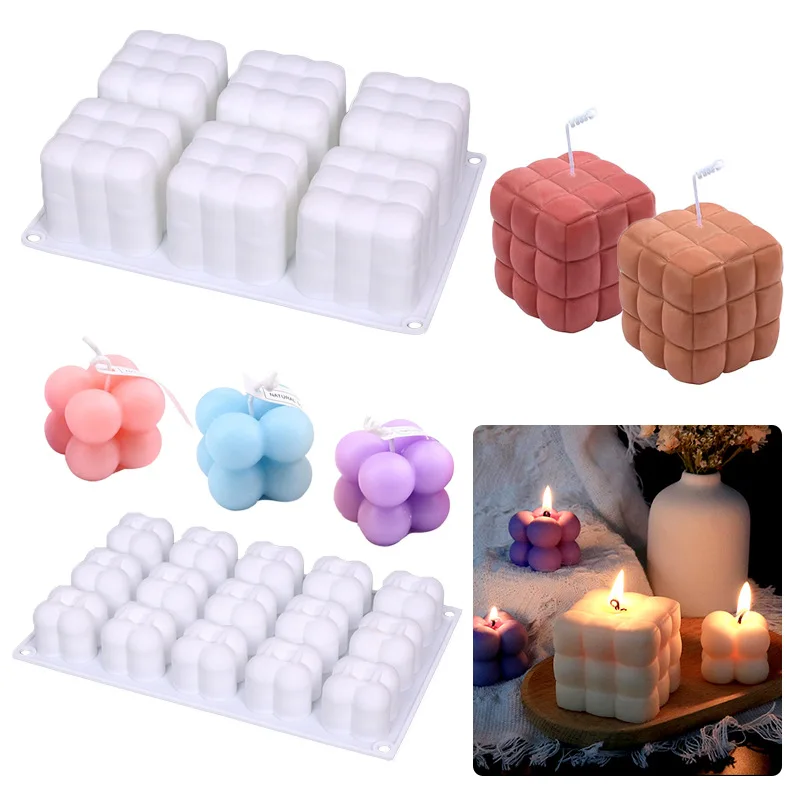 3D Blase Würfel Kerze Silikon  – Soap Making Kit Amazon Bewertung und Preis