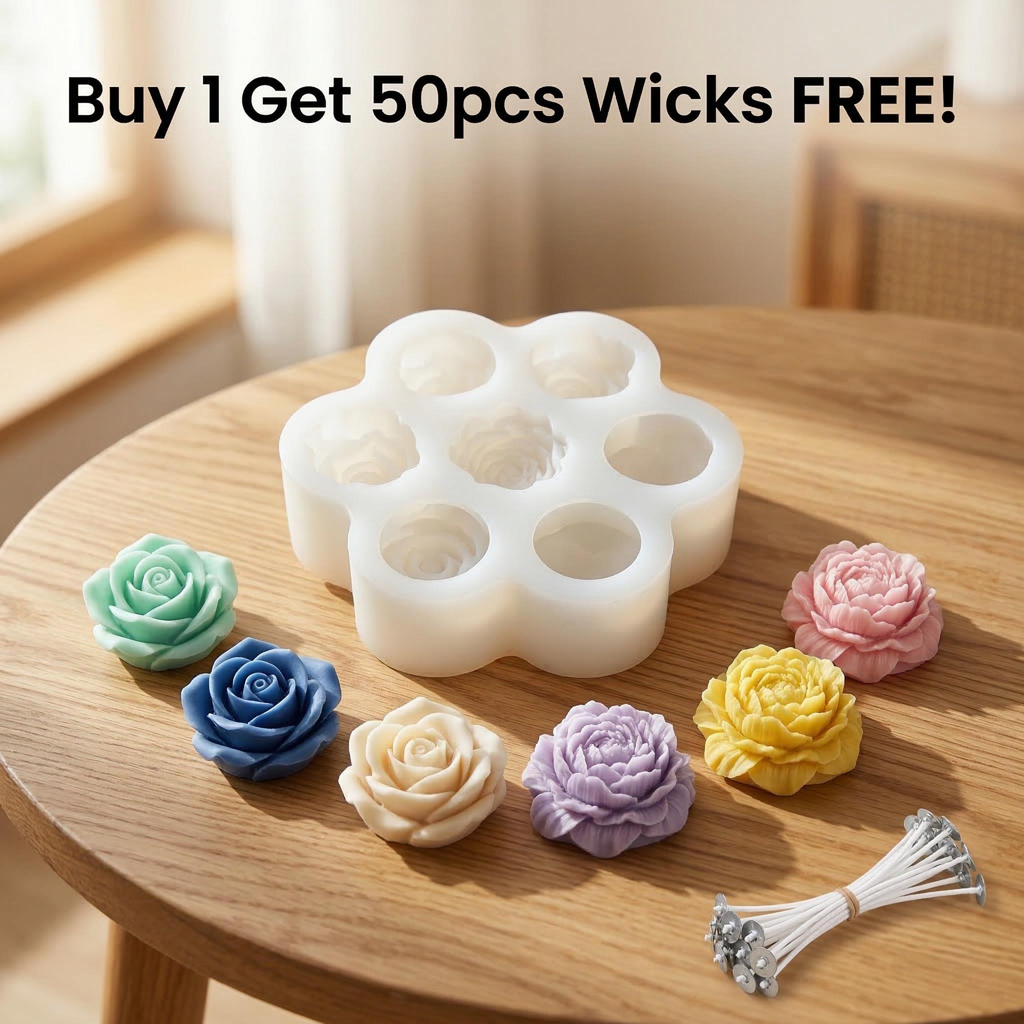 3D Rosenblüten-Silikonform-Set – Soap Making Kit Amazon Bewertung und Preis