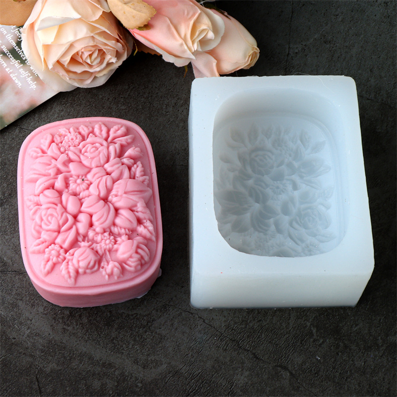 Quadratische Blumen-Silikonfor – Soap Making In Home Bewertung und Preis