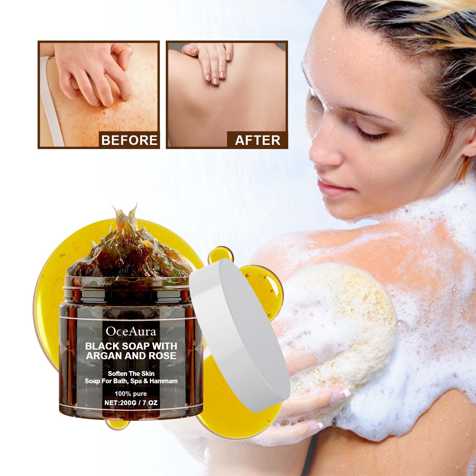 OCEAURA Schwarze Seife mit Arg – Soap Making Oils Bewertung und Preis
