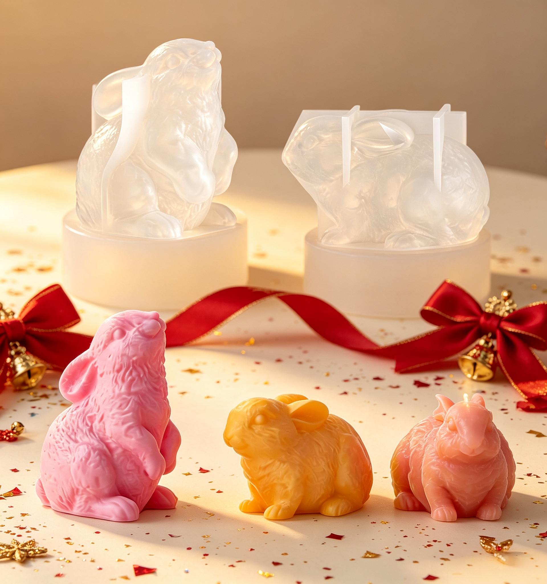 3D-Kaninchen-Silikon-Kerzenfor – Soap Making In Home Bewertung und Preis